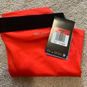 Red Nike Pro shorts Dry Fit